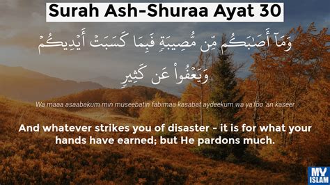 quran 42 30|ash shura ayat 30.